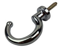 Chrómový vešiak na háčik 33 mm