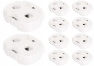STOPKY KONCOVÁ SVORKA 3mm 10ks Biela