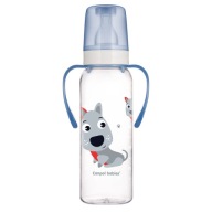 Canpol Fľaša úzka 250ml ROZTOMNÉ ZVIERATKÁ