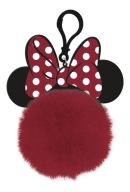 Uši a mašľa Minnie Mouse - kľúčenka s brmbolcom