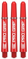 Target Darts Shaft Pro Grip Intermediate, 3 kusy, červená