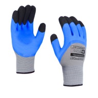 Ochranné rukavice potiahnuté latexom 9 - L 1 pár
