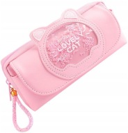 Cat Pencil Case školská kľúčenka mačka kozmetička