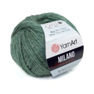 50 g akrylovej vlny z alpaky YarnArt Milano zelená 875