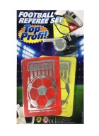 SET NA FUTBALOVOU PÍSKALKU ŽLTÁ ČERVENÁ