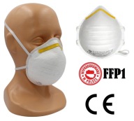 MASKA BEZ VENTILU P1 POLMASKA FFP1 POLSKÝ VÝROBOK