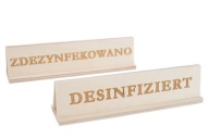 DEZINFEKOVANÉ - Dvojjazyčný nápis PL/DE - OW