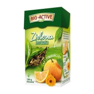 BIG-ACTIVE zelený čaj s pomarančovým LISTOM 100G
