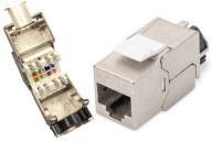 Zásuvkový modul RJ45, kat. 6A, bez náradia, tienený DN-93617 W15J