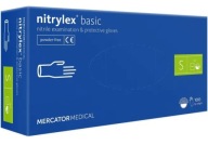 Rukavice Nitrylex Rukavice bez prášku Basic tmavomodré 100 ks 7-S