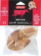 ZOLUX maškrta pre psov prírodné teľacie kopytá 90g
