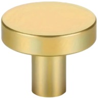 Nábytkový gombík OLIONE, zlatý satén, 30 mm