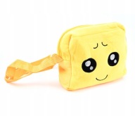ŽLTÁ TAŠKA PRE DIEVČA, PLYŠOVÁ TVÁR EMOJI