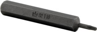 TORX BIT T10 x 75mm S2 s OTVOROM