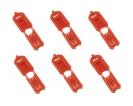 SVORKA KONCA LINKY 5mm 6ks ČERVENÁ