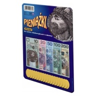 VZDELÁVACIE PEŇAŽNÉ BANKOVKY MINCE ADAMIGO