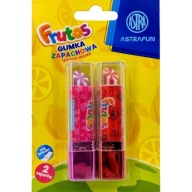 2X VONNÁVANÁ GUMA ŠKOLSKÁ FARBA BLISTER FRUTOS ASTRA