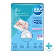 CANPOL HYGIENICKÉ PODLOŽKY DO POSTELI 60x90 10 KS