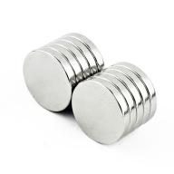 VALEC NEODYMOVÝ MAGNET 12,5x2 N38 SADA 10 KS