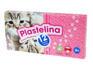 Plastelína 12 farieb Astra Kotki