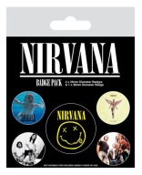 Nirvana Iconic Backpack Pins Kolíček na prádlo Sada 5 ks, 2,5 cm