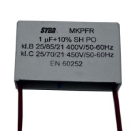 TC obdĺžnikový štartovací kondenzátor 1uF 450V 1uF/450 SYBA