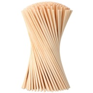 Vatové tyčinky okrúhle bezpečné bambusové tyčinky 38 cm 100 ks