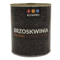 POLOVKY BROSKYŇOV broskyne v light sirupe 820g