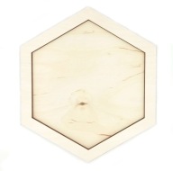 HEX rám 16/12cm na dráhu Montessori panel