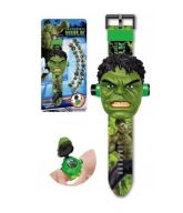 3D hodinky s projektorom Miniprojektor Avengers Hero Hulk ako darček