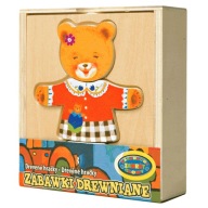 DREVENÉ PUZZLE ŠATY MISIA