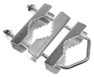 CLAMP CLAMP Veľká anténa DREVO DVOJITÝ DRŽÁK stožiaru 14cm OM1