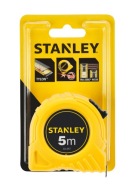 STANLEY 0-30-497 ZROVNANÉ MIERY KOVOVÉ 5m X 19mm Pravítko Meracie páska