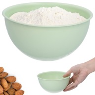 PLASTOVÁ KUCHYŇSKÁ MISKA 0,75L PASTELOVÁ ZELENÁ NA OVOCNÉ OBJÍDKY 15 CM