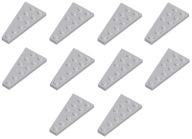 LEGO Bevel Plate Wing 3x6 Pravé svetlo Modrošedé 10 ks 4282786 54383