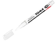 Okrúhly biely olejový popisovač 1,5 mm TOMA 441