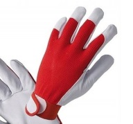 PRACOVNÉ RUKAVICE KOZIA KOŽA RUB NA VELCRO VEĽKOSŤ 9