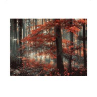Diamantové vyšívanie Diamond 30x40cm Forest DPX-02838
