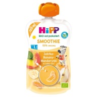 HiPP BIO Smoothie Mousse jablko, banán, mandarínka 120ml
