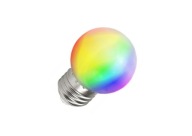 DEKORATÍVNA žiarovka E27 1W domáca záhrada RGB-farebná