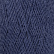 Priadza Drops Flora 10 / indigo / jednofarebná