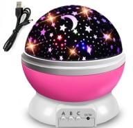 PROJEKTOR STARS SKY NOČNÁ LAMPA OTOČNÁ O 360 STUPŇOV HVIEZDY 9 REŽIMOV
