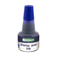 ŠTANDARDNÝ atrament na vodnej báze pre D.RECT ​​​​STAMPS, modrý, 30 ml