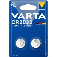 2x VARTA CR2032 LÍTIOVÁ 3V BOTÚČKOVÁ BATÉRIA