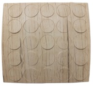 Samolepiaca čiapka SCHILSNER, DUB CRAFT, BIELA