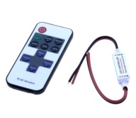 Mono mini RF LED stmievač DC 12V 6A 72W káble