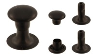 Krajčírsky nit N4 8,8x8mm Krytky nitov 50ks ČIERNA
