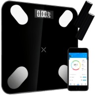 BLUETOOTH ANALYTICKÁ KÚPEĽŇOVÁ VÁHA SLIM 180 kg SMART + 26v1 Android iOS