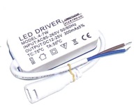 Zdroj LED ovládača 7w 4-7w 300mA 12-25v pre panely