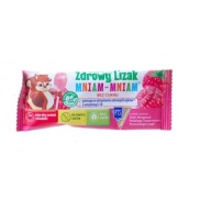 Zdravá lízanka Yum-Yum malinová bez cukru, 1 ks.
